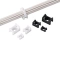 Panduit 55/64" L, 39/64" W, Black Plastic Cable Tie Mount, Package quantity: 1000 TM3S10-M0